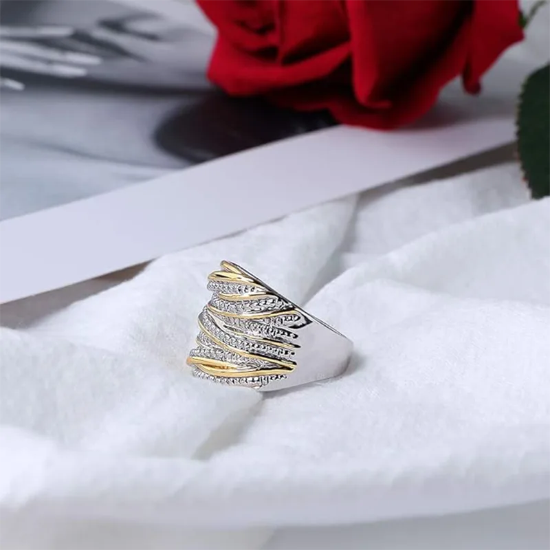 Anillo de moda de aleación para mujer
