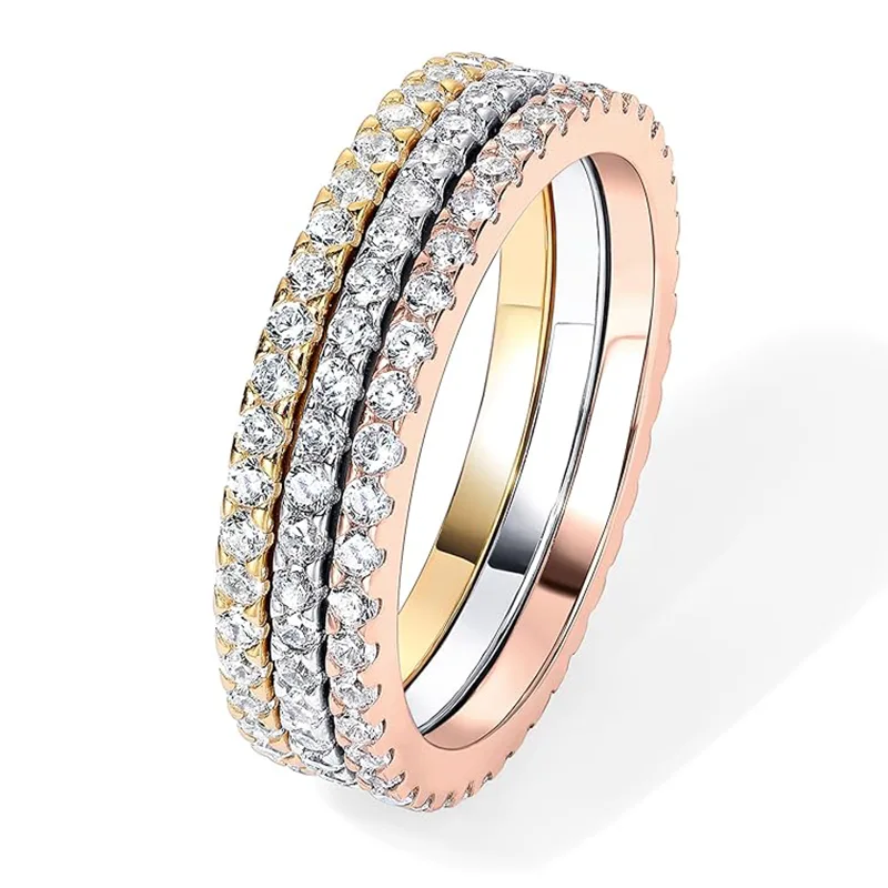Anillo de moda para mujer con diamantes