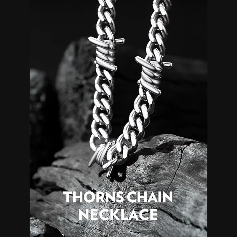 Collar de moda de hombre punk único